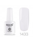 ROSALIND Neon Gel polski 15ML lakier hybrydowy do paznokci Manicure brokat biały Vernis półtrwały do lampy led uv Nail Art podkł