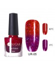 UR SUGAR 6 ML kolory brokat lakier do paznokci temperatura zmiana koloru Gradient lustro lakier do paznokci nie ma potrzeby lamp