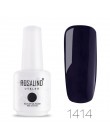 ROSALIND Neon Gel polski 15ML lakier hybrydowy do paznokci Manicure brokat biały Vernis półtrwały do lampy led uv Nail Art podkł