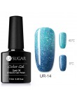 UR SUGAR kolorowy temperatura żel zmieniający kolor lakier do paznokci 3 kolory termiczny lakier żelowy uv Glitter lakier do paz