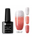 UR SUGAR kolorowy temperatura żel zmieniający kolor lakier do paznokci 3 kolory termiczny lakier żelowy uv Glitter lakier do paz