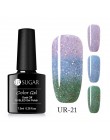 UR SUGAR kolorowy temperatura żel zmieniający kolor lakier do paznokci 3 kolory termiczny lakier żelowy uv Glitter lakier do paz