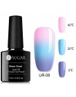 UR SUGAR kolorowy temperatura żel zmieniający kolor lakier do paznokci 3 kolory termiczny lakier żelowy uv Glitter lakier do paz