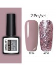 LEMOOC żelowy lakier do paznokci zestaw 186 różowy lakier do paznokci Soak Off 8ml różowy Vernis Semi permanent żel do zdobienia