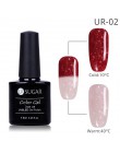 UR SUGAR kolorowy temperatura żel zmieniający kolor lakier do paznokci 3 kolory termiczny lakier żelowy uv Glitter lakier do paz