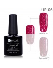 UR SUGAR kolorowy temperatura żel zmieniający kolor lakier do paznokci 3 kolory termiczny lakier żelowy uv Glitter lakier do paz