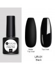 UR cukier 7.5ml do paznokci lakier żelowy kolorowy brokat usuwanie żelu UV lakier półtrwałe matowy efekt emalia lakier do paznok
