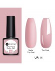 UR cukier 7.5ml do paznokci lakier żelowy kolorowy brokat usuwanie żelu UV lakier półtrwałe matowy efekt emalia lakier do paznok
