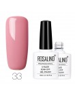 Rosalind 10ml 01-58 kolorowy żelowy lakier do paznokci biała butelka jasny kolorowy żel lakier do tłoczenia UV LED lakier żelowy