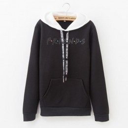 2019 nowi przyjaciele nadrukowane bluzy bluzy Harajuku bluzy z okrągłym dekoltem kobiety odzież Feminina luźne damskie znosić je