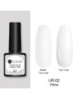 UR cukier 7.5ml do paznokci lakier żelowy kolorowy brokat usuwanie żelu UV lakier półtrwałe matowy efekt emalia lakier do paznok