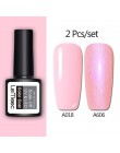 LEMOOC żelowy lakier do paznokci zestaw 186 różowy lakier do paznokci Soak Off 8ml różowy Vernis Semi permanent żel do zdobienia