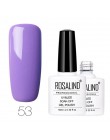 Rosalind 10ml 01-58 kolorowy żelowy lakier do paznokci biała butelka jasny kolorowy żel lakier do tłoczenia UV LED lakier żelowy
