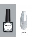 UR cukier 7.5ml do paznokci lakier żelowy kolorowy brokat usuwanie żelu UV lakier półtrwałe matowy efekt emalia lakier do paznok