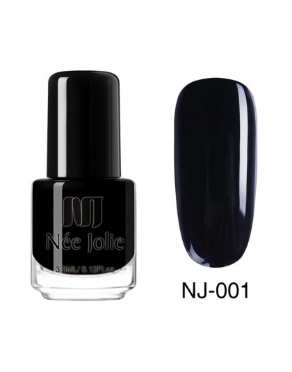 NEE JOLIE lakier do paznokci 3.5ml Glimmer perłowy połysk lakier do paznokci kawa szara seria Glitter Nail artystyczny Design la