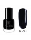 NEE JOLIE lakier do paznokci 3.5ml Glimmer perłowy połysk lakier do paznokci kawa szara seria Glitter Nail artystyczny Design la