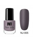 NEE JOLIE lakier do paznokci 3.5ml Glimmer perłowy połysk lakier do paznokci kawa szara seria Glitter Nail artystyczny Design la