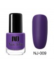 NEE JOLIE lakier do paznokci 3.5ml Glimmer perłowy połysk lakier do paznokci kawa szara seria Glitter Nail artystyczny Design la