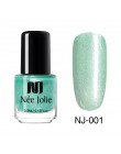 NEE JOLIE lakier do paznokci 3.5ml Glimmer perłowy połysk lakier do paznokci kawa szara seria Glitter Nail artystyczny Design la