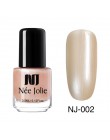 NEE JOLIE lakier do paznokci 3.5ml Glimmer perłowy połysk lakier do paznokci kawa szara seria Glitter Nail artystyczny Design la