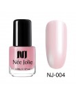 NEE JOLIE lakier do paznokci 3.5ml Glimmer perłowy połysk lakier do paznokci kawa szara seria Glitter Nail artystyczny Design la