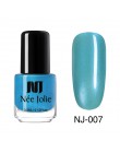 NEE JOLIE lakier do paznokci 3.5ml Glimmer perłowy połysk lakier do paznokci kawa szara seria Glitter Nail artystyczny Design la