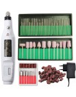 Profesjonalne elektryczne urządzenie do manicure'u wiertarka do paznokci zestaw części frezy Nail Art File Gel Remover 20000RPM 