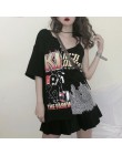 NiceMix jesień wiosna kobiety bluzy High Street Harajuku śliczne bluzy Punk Gothic diabeł róg Chic sweter z kapturem luźny pot