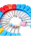 21 typ ceramiczne wiertło do paznokci diamentowy manicure elektryczny nóż do cięcia obróć usuń akcesoria na głowę narzędzia do p