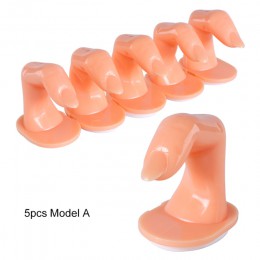 5 sztuk profesjonalne fałszywe Nail Art Model praktyka szkolenia palec Manicure sztuczne tipsy wyświetlacz narzędzia do salonu L