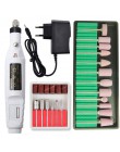 Profesjonalne elektryczne urządzenie do manicure'u wiertarka do paznokci zestaw części frezy Nail Art File Gel Remover 20000RPM 