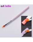 1 Pc Gradient UV Gel Pen rysunek malarstwo miękkie pędzle różowy uchwyt Manicure do paznokci ołówek do makijażu Transfer narzędz