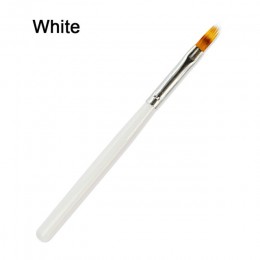 1 sztuk pędzel do paznokci żel UV Gradient Bloom paznokci artystyczny obraz drewna uchwyt nylonowe włosy czarny biały czerwony r