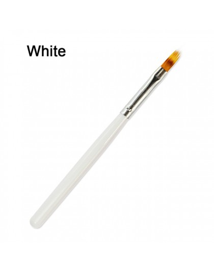 1 sztuk pędzel do paznokci żel UV Gradient Bloom paznokci artystyczny obraz drewna uchwyt nylonowe włosy czarny biały czerwony r