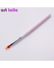 1 Pc Gradient UV Gel Pen rysunek malarstwo miękkie pędzle różowy uchwyt Manicure do paznokci ołówek do makijażu Transfer narzędz
