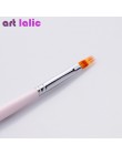 1 Pc Gradient UV Gel Pen rysunek malarstwo miękkie pędzle różowy uchwyt Manicure do paznokci ołówek do makijażu Transfer narzędz