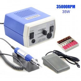 35W 35000RPM JD700 Pro elektryczna wiertła do paznokci sprzęt Manicure Pedicure pliki Nail Art wiertarka Pen zestaw urządzeń nar