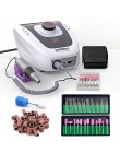 32W 35000RPM elektryczna wiertarka do paznokci maszyna do manicure plik nowa wersja miedziany uchwyt zestaw narzędzi do paznokci