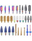 Ceramiczny frez do frez do Manicure Bit Carbide Burr diamentowy frez do paznokci frez do narzędzie do Pedicure