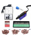 32W 35000RPM elektryczna wiertarka do paznokci maszyna do manicure plik nowa wersja miedziany uchwyt zestaw narzędzi do paznokci