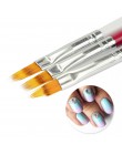 1 PC gradientowy pędzelek do żelu UV pędzel artystyczny do malowania paznokci DIY uroda dekoracja do manicure do akrylu polski r