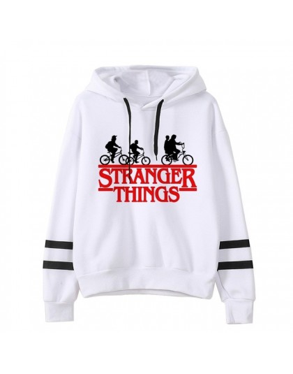 Kpop Stranger Things bluza z kapturem kobieta bluzy z kapturem bluzy Kawaii w koreańskim stylu oversize Harajuku bluza z kapture
