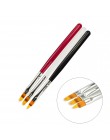 1 PC gradientowy pędzelek do żelu UV pędzel artystyczny do malowania paznokci DIY uroda dekoracja do manicure do akrylu polski r