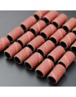 100 sztuk piaskowe paski do paznokci do wiertarki elektrycznej do paznokci wiertła pilnik do lakier żelowy uv akrylowe Remover 8