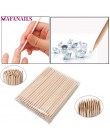 1 paczka 100 sztuk pomarańczowy drewno 2-Way używaj Nail Art odpychacz do skórek Remover Pedicure Manicure kije narzędzie TRP09 