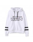 Kpop Stranger Things bluza z kapturem kobieta bluzy z kapturem bluzy Kawaii w koreańskim stylu oversize Harajuku bluza z kapture