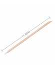 1 paczka 100 sztuk pomarańczowy drewno 2-Way używaj Nail Art odpychacz do skórek Remover Pedicure Manicure kije narzędzie TRP09 