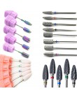 1PC ceramiczne wiertła do paznokci z węglika wolframu frez do Manicure Pedicure akcesoria do paznokci pilnik do paznokci