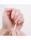 1 paczka 100 sztuk pomarańczowy drewno 2-Way używaj Nail Art odpychacz do skórek Remover Pedicure Manicure kije narzędzie TRP09 