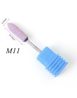21 typ ceramiczne wiertło do paznokci diamentowy manicure elektryczny nóż do cięcia obróć usuń akcesoria na głowę narzędzia do p